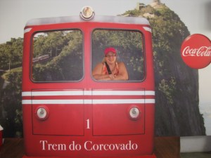 Cat's photo at the tram 