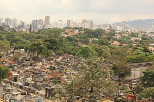 Lower level of the Sao Paulo cemetery
