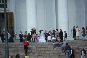 Wedding at Senate Square Cathedral