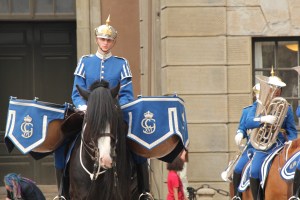 Swedish Guards Mounted Drummer