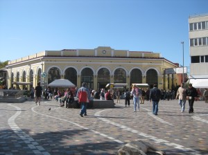 Monastriaki Plaza before the crowds