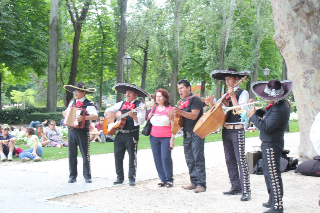 Mariachi Band in Retiro Park, Madrid