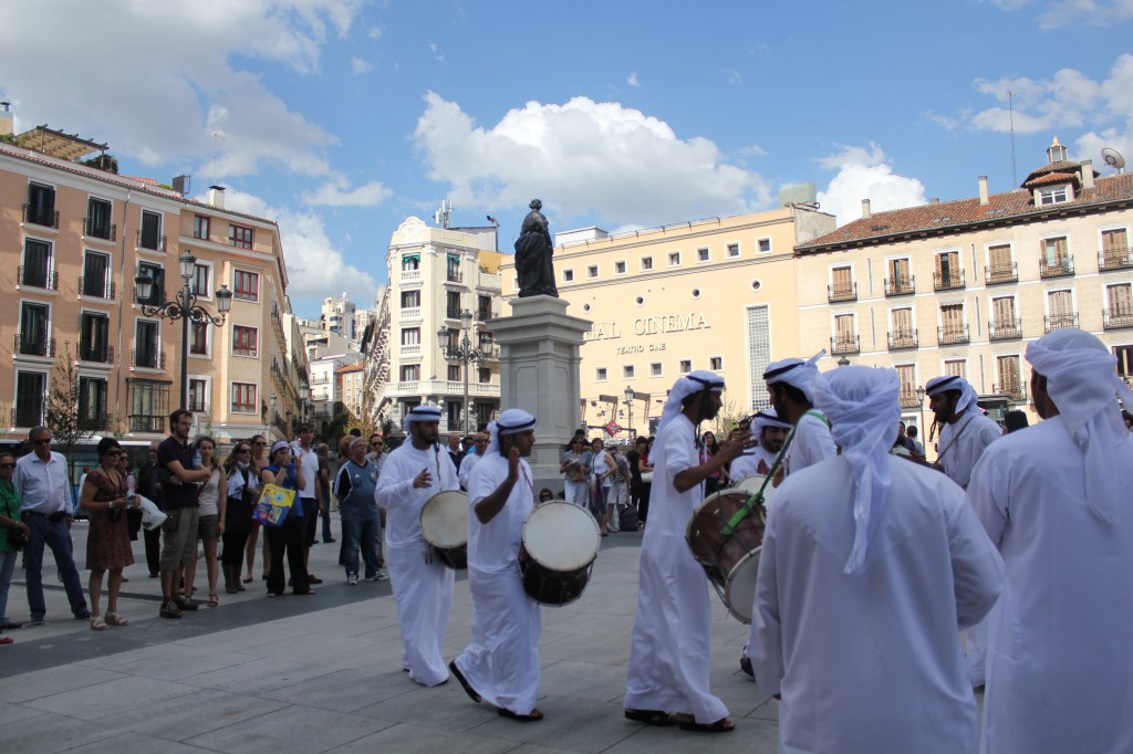 Arabic drummers in Madrid