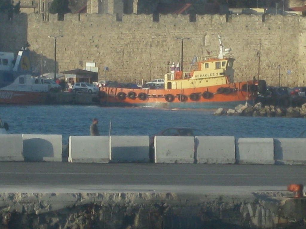 Docking at Rhodes, Greece