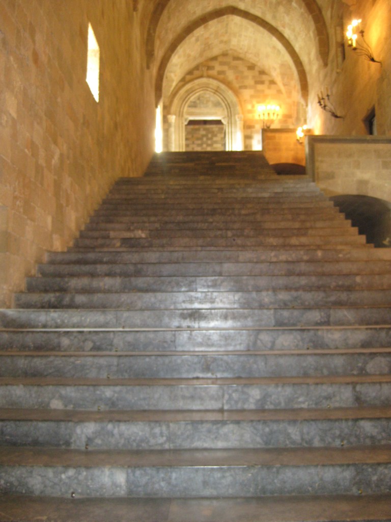 Main staircase in the Palace of the Grandmasters
