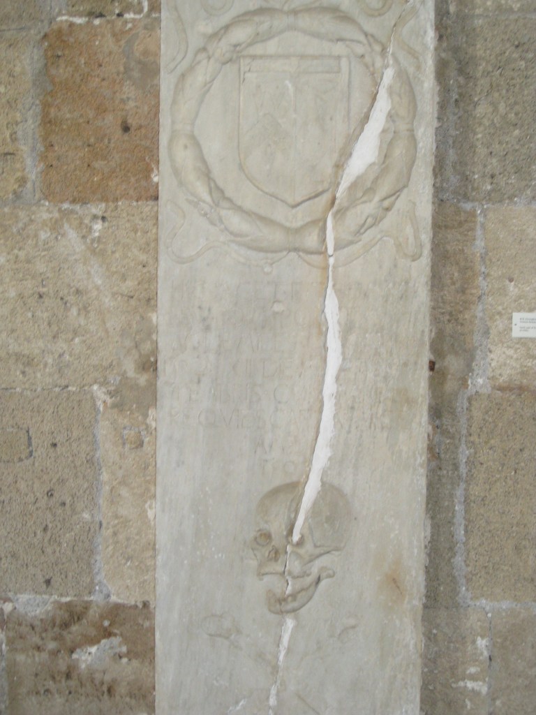 Grave marker in the Archaeology Museum
