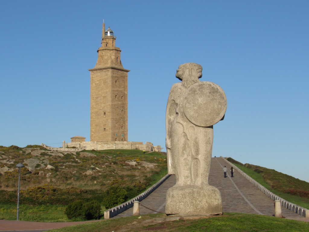 La Coruna and the Torre de Hercules